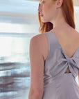 Twist Satin Dress