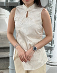 Mandarin Collared Blouse