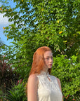 Mandarin Collared Blouse