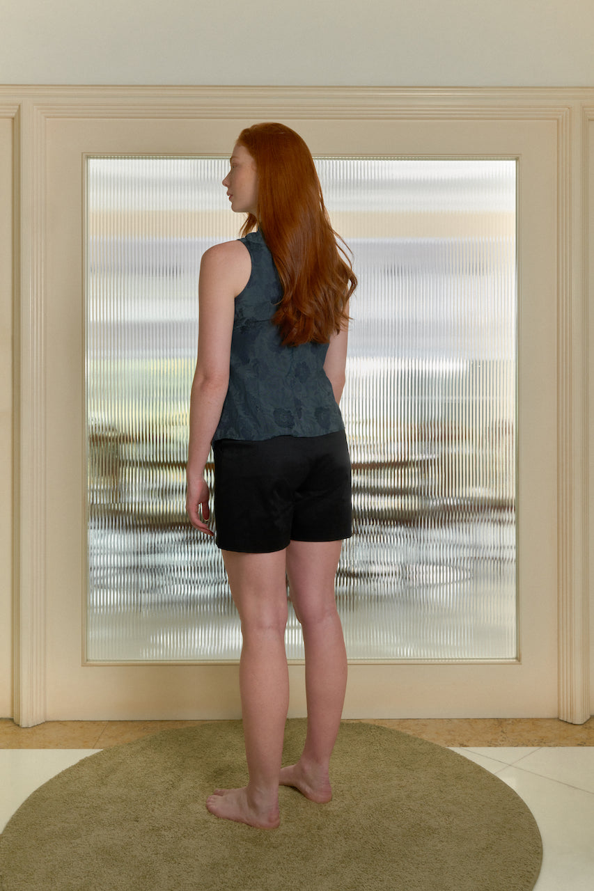 Mandarin Collared Blouse