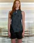 Mandarin Collared Blouse
