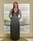 Twist Satin Dress