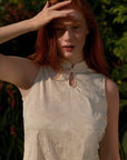 Mandarin Collared Blouse