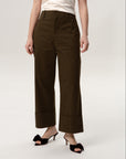 Cropped Trousers, Cream
