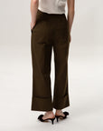 Cropped Trousers, Cream