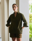 Concat Cotton Shirt