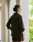 Concat Cotton Shirt
