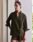 Concat Cotton Shirt