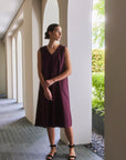 Linear Linen Dress