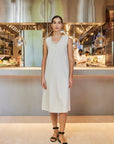 Linear Linen Dress