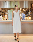 Linear Linen Dress