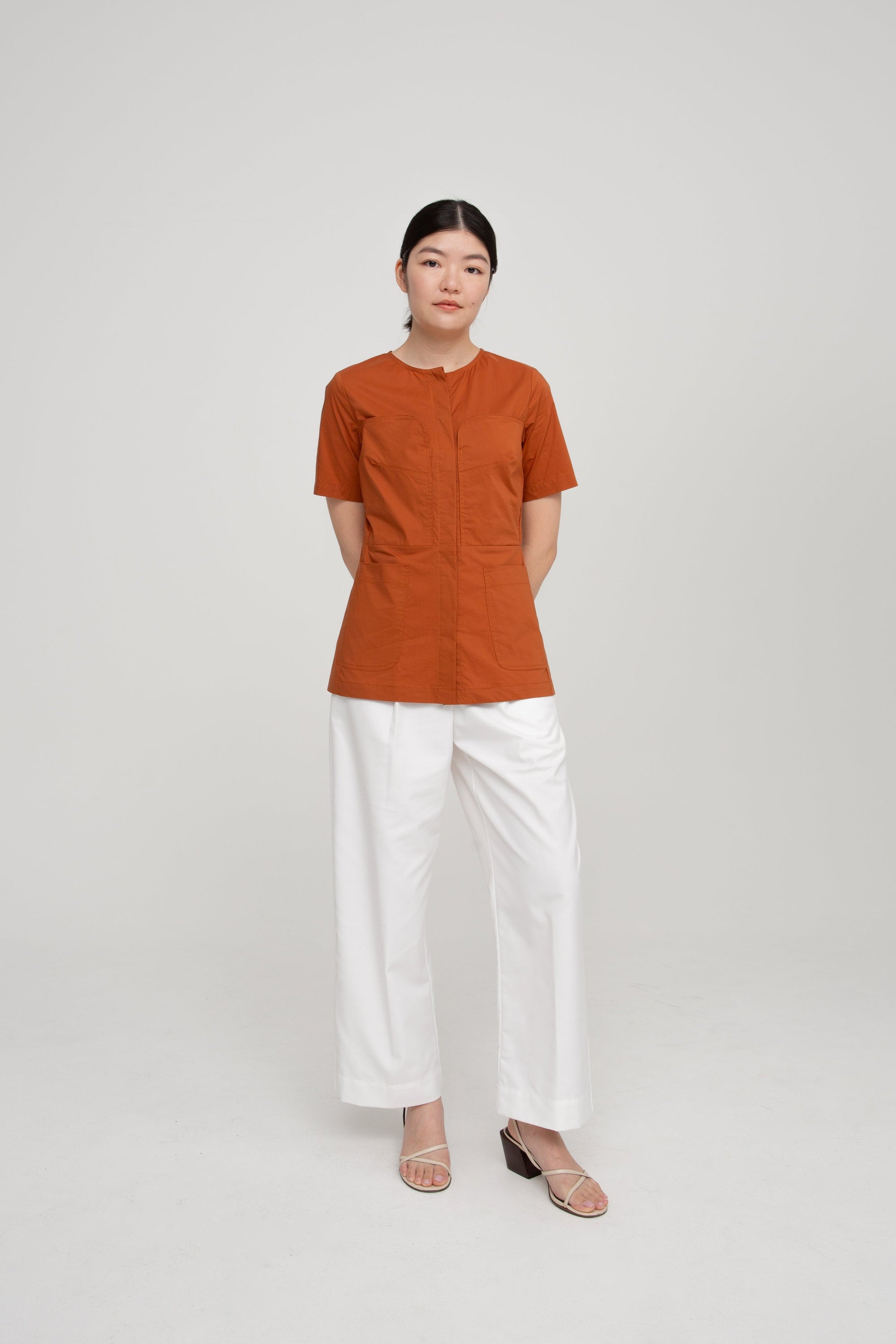 Philo Blouse, Navy