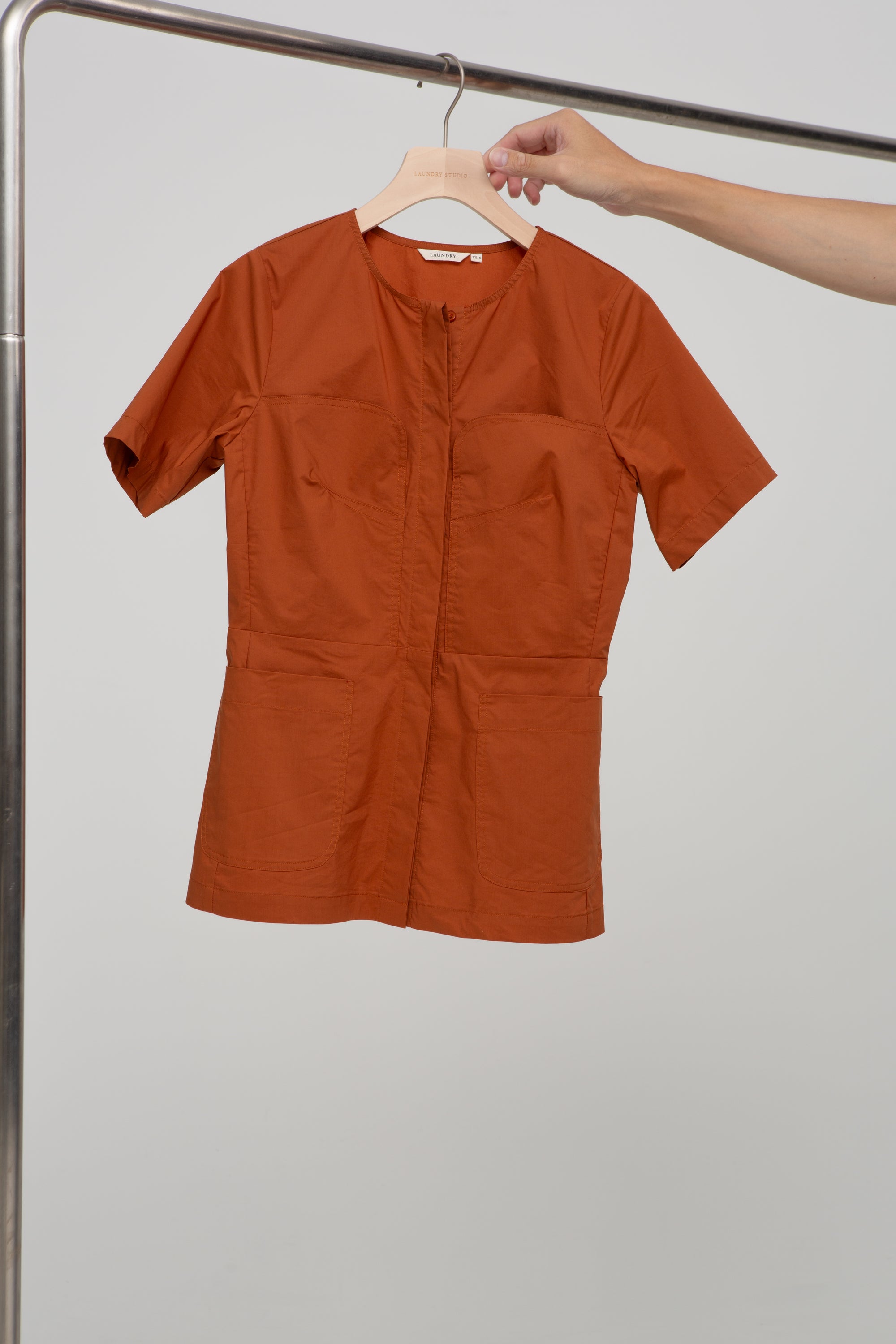 Philo Blouse, Navy