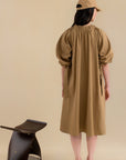 Laundry Studio Clothing Store Singapore French Oak Gathered Oversized Dress