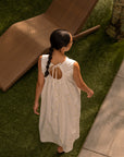 Laundry Studio Clothing Store Singapore Hand Painted Floral White Cotton Dress
