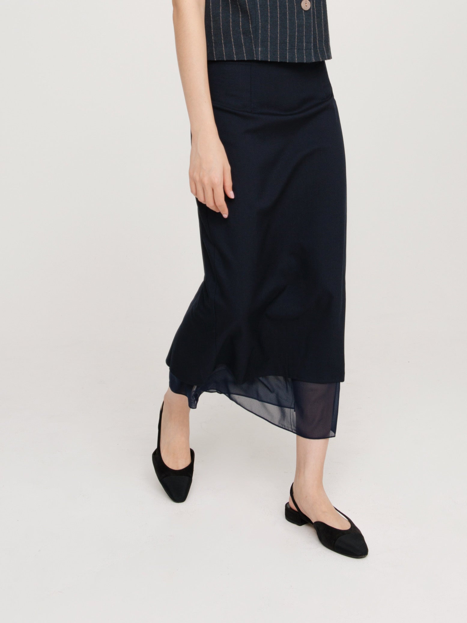 Suit Skirt, Khaki Brown