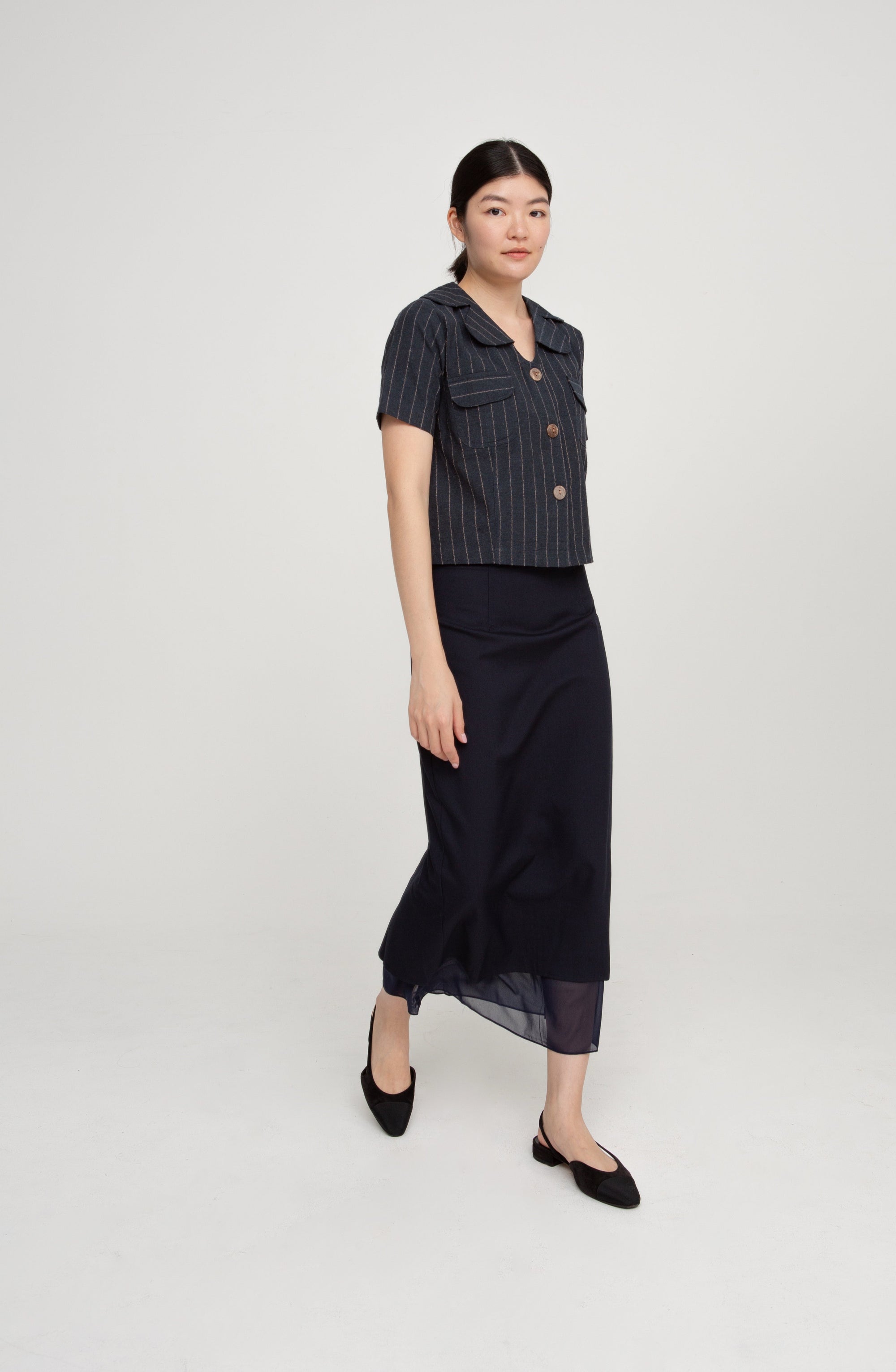 Suit Skirt, Khaki Brown