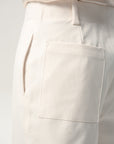 Cropped Trousers, Cream
