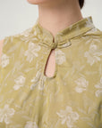 Mandarin Collared Blouse