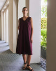 Linear Linen Dress