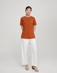 Philo Blouse, Terra Cotta