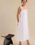 Laundry Studio Clothing Store Singapore Panelled Lace Broderie Anglaise White Cotton Dress