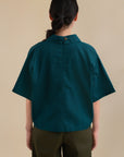 Laundry Studio Clothing Store Singapore Submarine Buttoned Short Sleeve Camp Shirt Back View